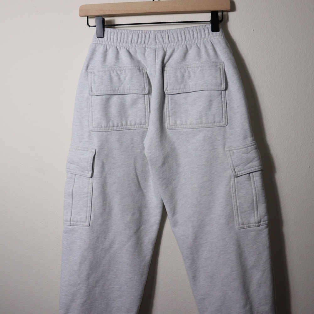 Aritzia Sweatfleece Mega Cargo Sweatpants Heather Grey High Waisted Joggers - Picture 5 of 5